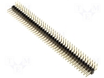 Рейка ZL212-80KG Щифтова рейка; щифтов; мъжки; PIN:80; ъглови; 2,54mm; THT; 2x40